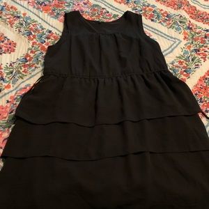 Gap tiered black dress. Size xl